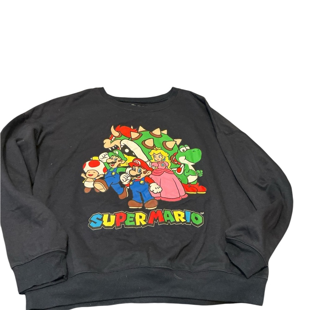 Super Mario Black Sweater